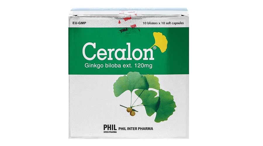 Ceralon 120mg tuần hoàn máu não, cải thiện trí nhớ