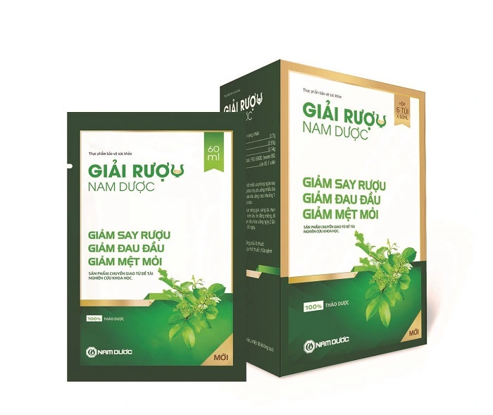 Giải rượu Nam Dược-Hộp 6túi*60ml (ByeSay Nam Dược)