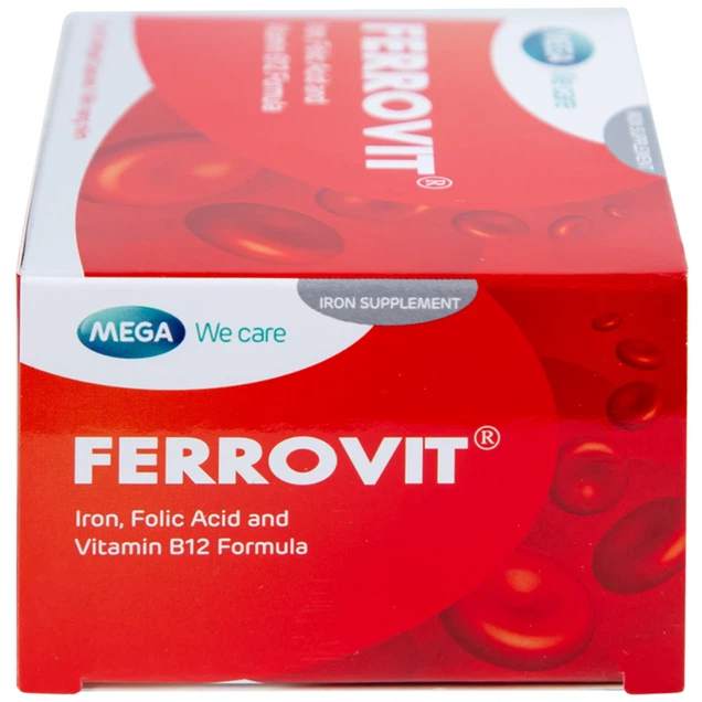 Ferrovit điều trị thiếu máu do thiếu sắt (5 vỉ x 10 viên)