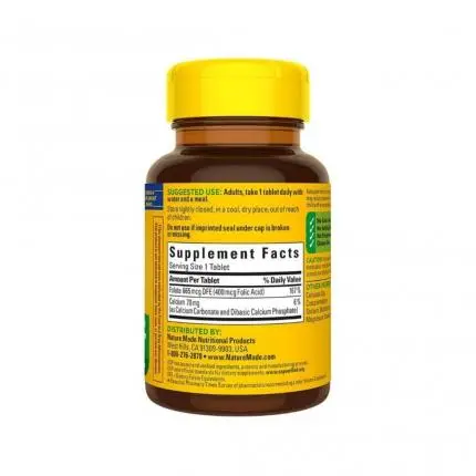 Folic Acid 400mcg - Bổ sung Acid Folic cho Bà Bầu