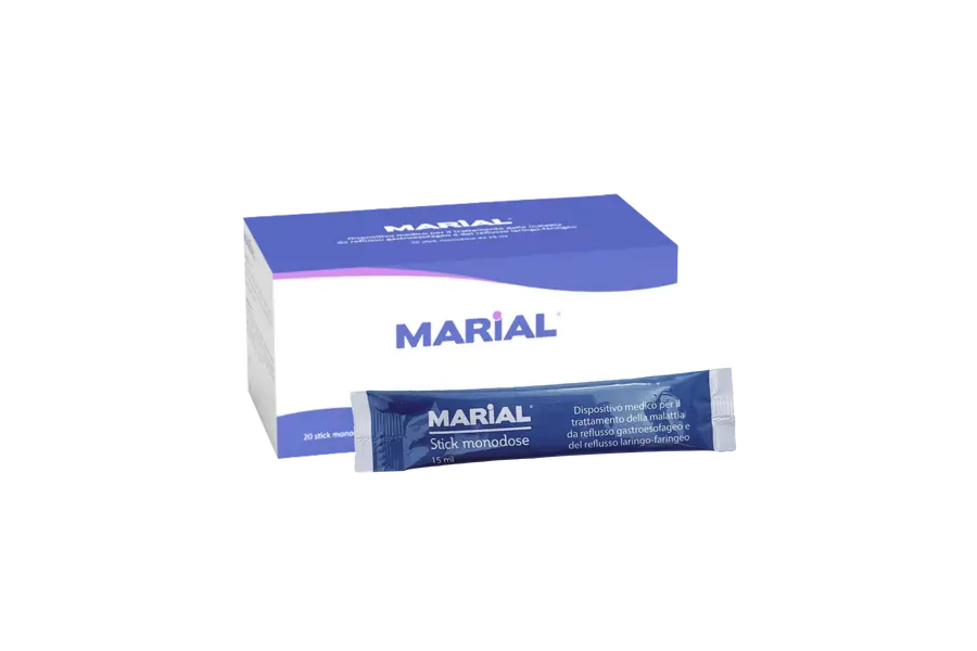 Marial Gel chống trào ngược dạ dày thực quản, bảo vệ, tái tạo và phục hồi niêm mạc họng (20 gói x 15ml)