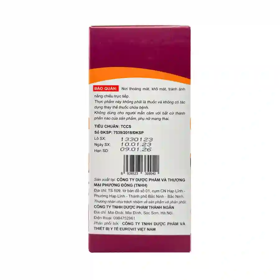 Kinh Phụ Khang Eurovit - Hỗ trợ cải thiện tình trạng rối loạn kinh nguyệt