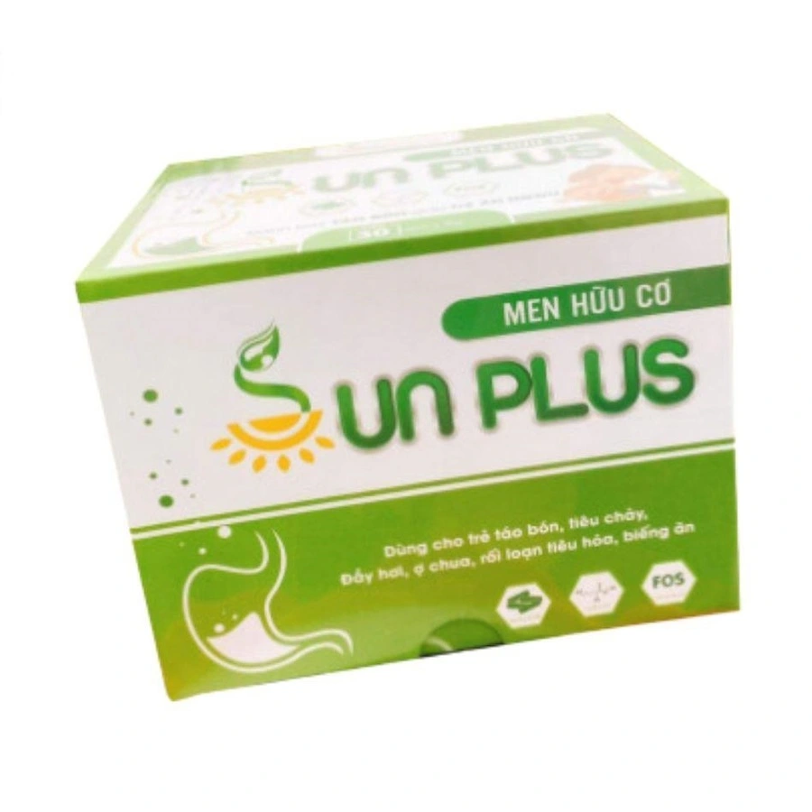 Men Hữu Cơ Sunplus Bổ Sung Lợi Khuẩn Nâng Cao Sức Khỏe Hệ Tiêu Hóa Hộp 30 Gói