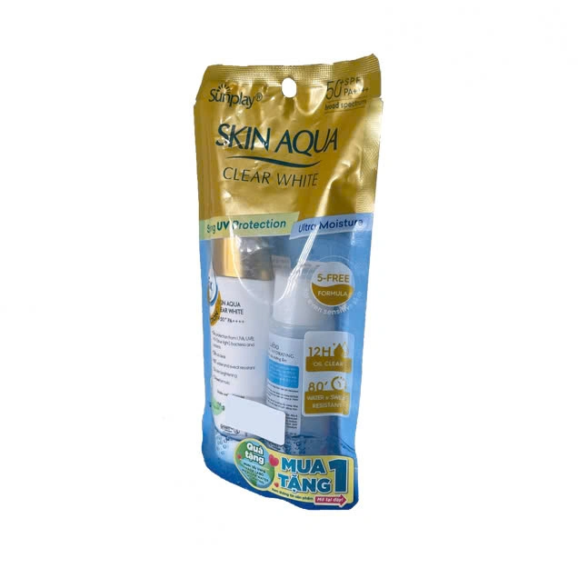 Sữa chống nắng dưỡng da trắng mịn Sunplay Skin Aqua Clear White SPF 50+ PA++++ (25g)
