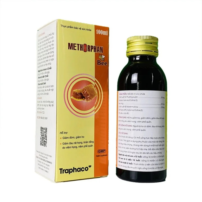Siro ho Methorphan BEE-Traphaco-Lọ 100ml