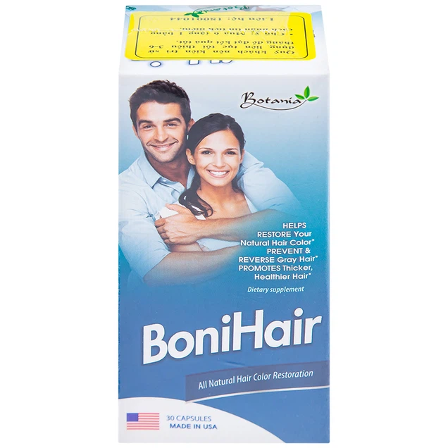 Viên uống BoniHair Botania bổ sung các chất nuôi dưỡng tóc (30 viên)