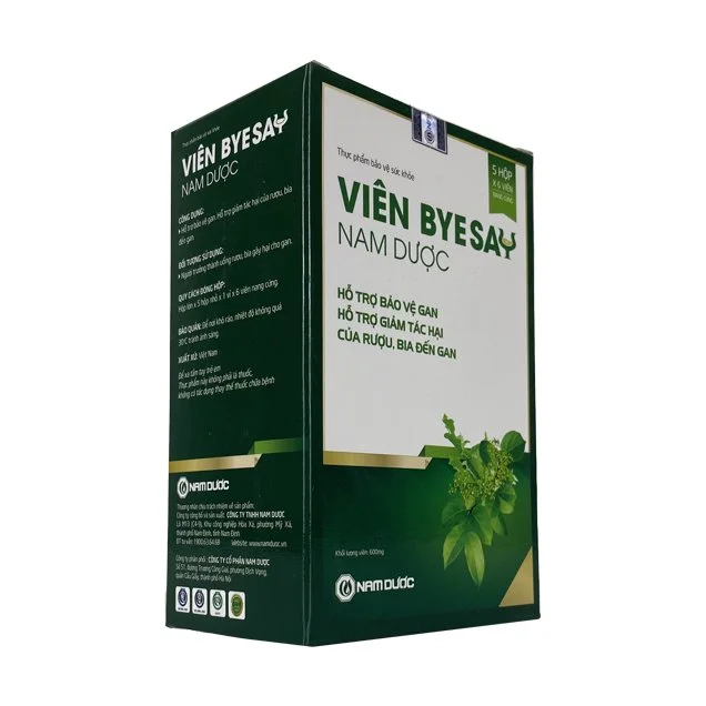 Giải Rượu Nam Dược ( viên ByeSay)  hỗ trợ giải độc, bảo vệ gan vỉ 6 viên
