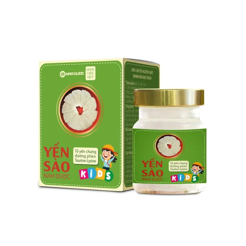YẾN SÀO NAM DƯỢC KIDS (HỘP 4 LỌ)