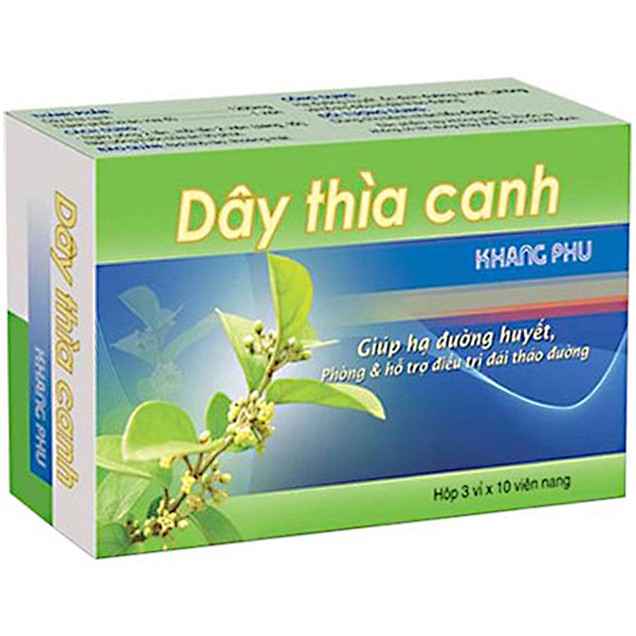 Viên uống Dây Thìa Canh Khang Phú giúp hạ đường huyết, phòng và hỗ trợ điều trị đái tháo đường