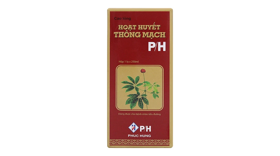 Cao lỏng Hoạt Huyết Thông Mạch P/H giúp hoạt huyết, bổ huyết