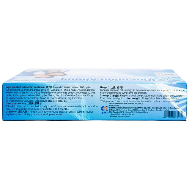 Viên uống Kim Miễn Khang tăng cường năng lượng cho tế bào miễn dịch