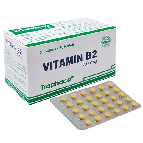 Vitamin B2 2mg-Traphaco phòng và điều trị khi thiếu Vitamin B2