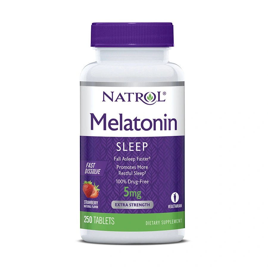 Viên uống giúp ngủ ngon Natrol Melatonin 5mg 250 viên
