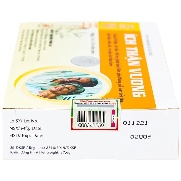 Viên uống Ích Thận Vương Á Âu bổ thận, lợi tiểu 