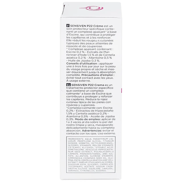 Kem bôi dịu da, dưỡng ẩm Canova Sensiven P22 Soothing Cream Sifarma 50ml