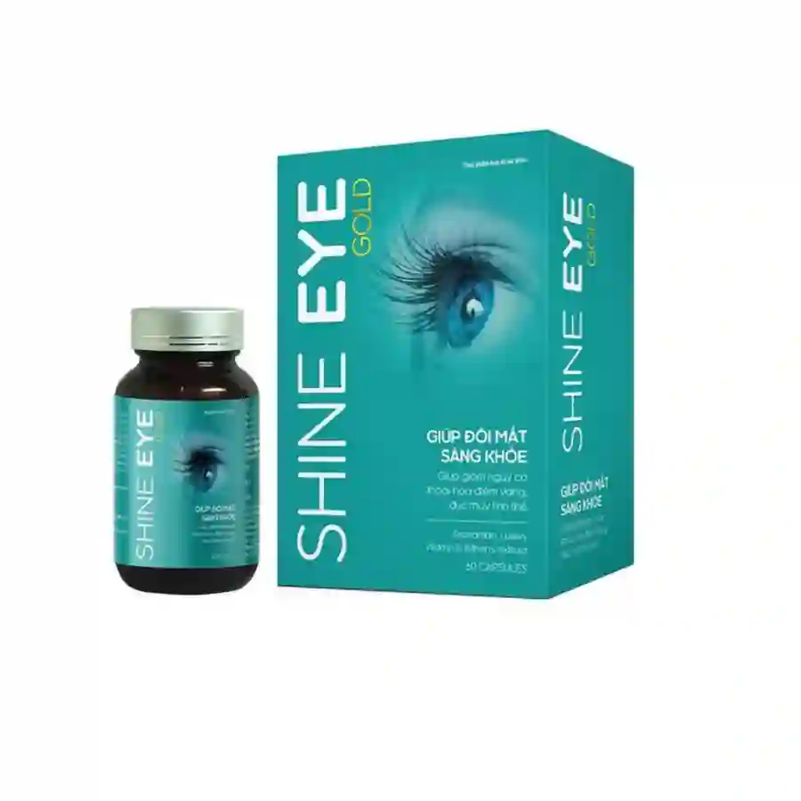 Shine Eye Gold, hỗ trợ giảm nguy cơ thoái hóa điểm vàng, đục thủy tinh thể
