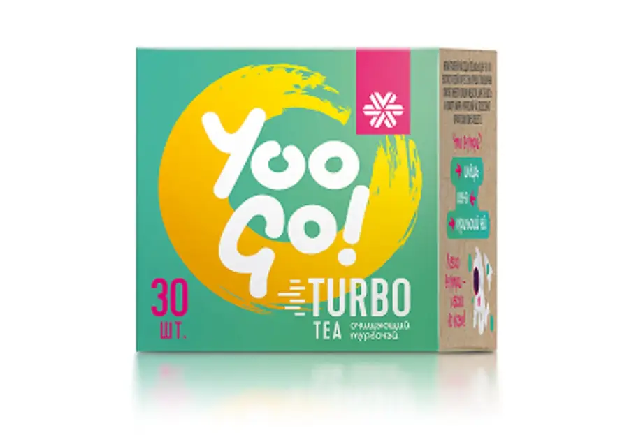 Trà thảo mộc Yoo Go Turbo Tea hộp 30 túi lọc