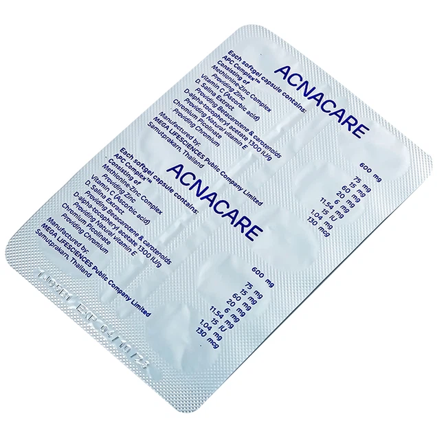 Viên uống Acnacare Mega We Care bổ sung chất chống oxy hóa, ngăn ngừa mụn (3 vỉ x 10 viên)