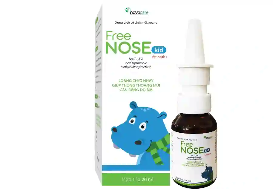 Dung dịch vệ sinh mũi, xoang Free nose kid