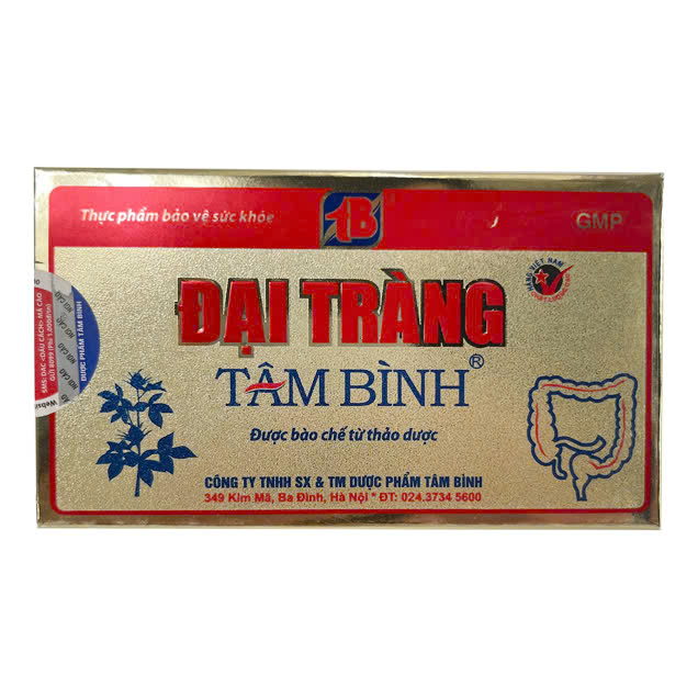 Viên uống Đại Tràng Tâm Bình hỗ trợ giảm các triệu chứng của viêm đại tràng cấp và mãn tính