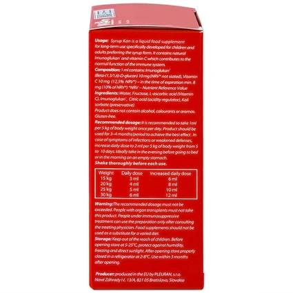 Siro KAN Imunoglukan P4H hỗ trợ tăng đề kháng cho trẻ (Chai 120ml)