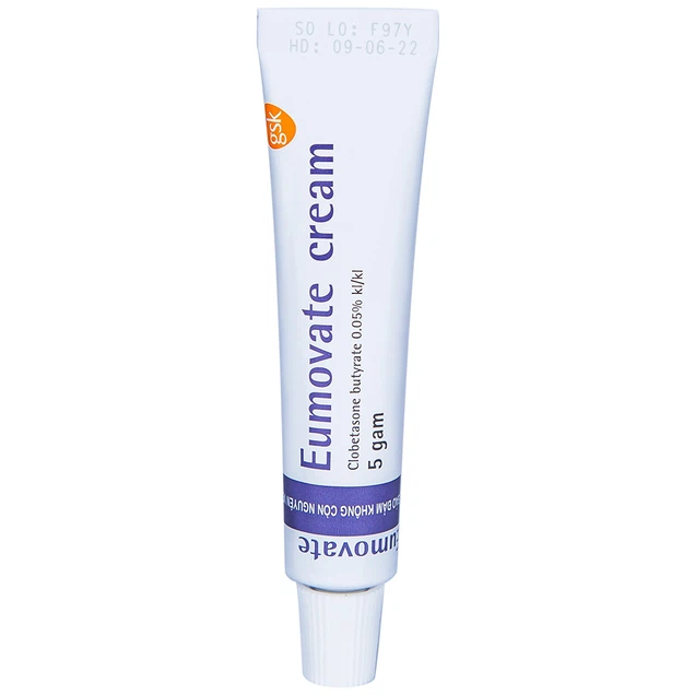 Kem Eumovate Cream GSK giảm các triệu chứng viêm và ngứa các bệnh về da