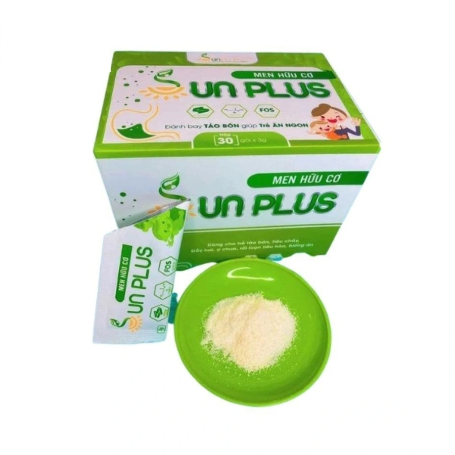 Men Hữu Cơ Sunplus Bổ Sung Lợi Khuẩn Nâng Cao Sức Khỏe Hệ Tiêu Hóa Hộp 30 Gói