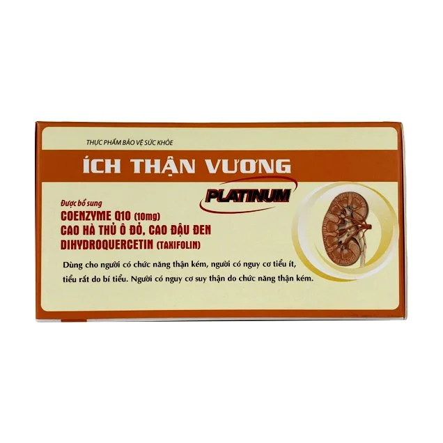ÍCH THẬN VƯƠNG PLATINUM hỗ trợ thận khỏe mạnh