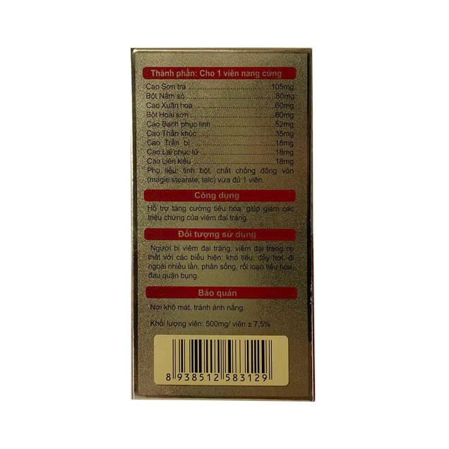 Thiên đan phục phục tràng an -Hỗ trợ hiệu quả cho người viêm Đại tràng, Đại tràng co thắt