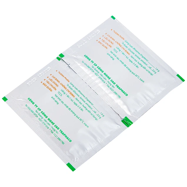 Trà Gừng Traphaco điều trị đau bụng do lạnh, đầy trướng, không tiêu (20 gói x 3g)