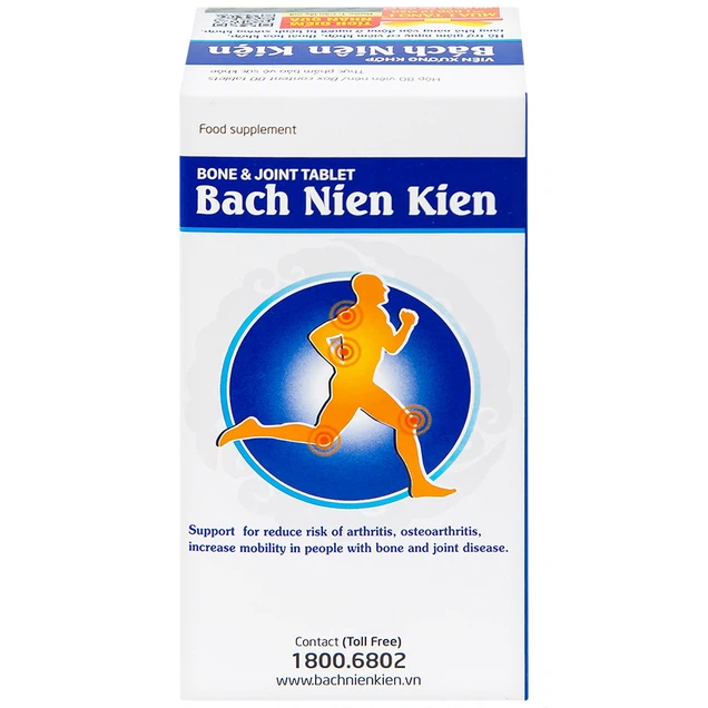 Viên xương khớp Bách Niên Kiện FOBIC hỗ trợ giảm nguy cơ viêm khớp, thoái hóa khớp