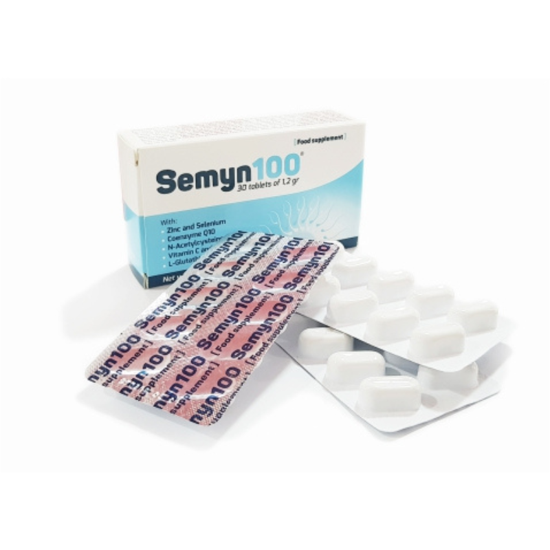 Semyn 100 – Hỗ trợ sức khỏe sinh sản nam giới (Hộp 30 viên)