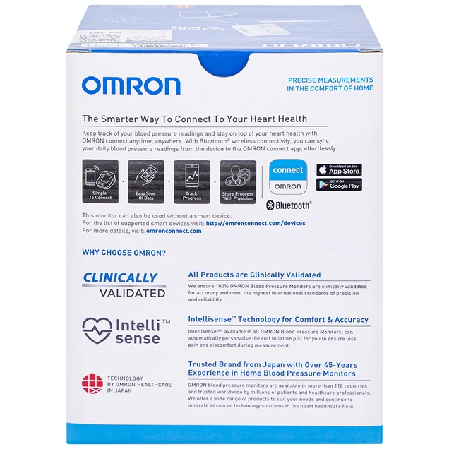 Máy đo huyết áp bắp tay tự động Omron HEM 7143T1 cho kết quả chính xác, nhanh chóng