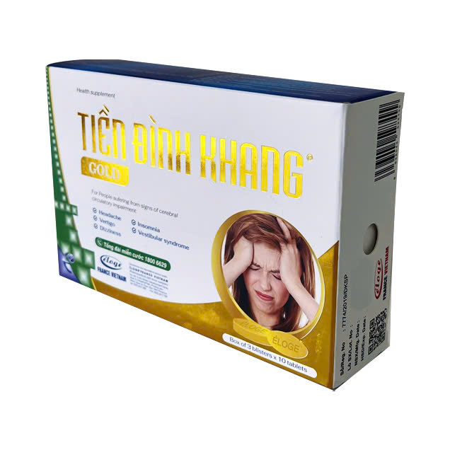 Tiền Đình Khang Gold hỗ trợ cho người bị hội chứng tiền đình