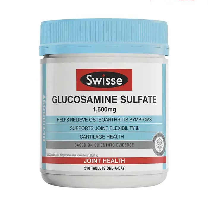 Viên uống bổ sung sức khỏe sụn khớp Swisse Glucosamine Sulfate 1500mg 210 viên