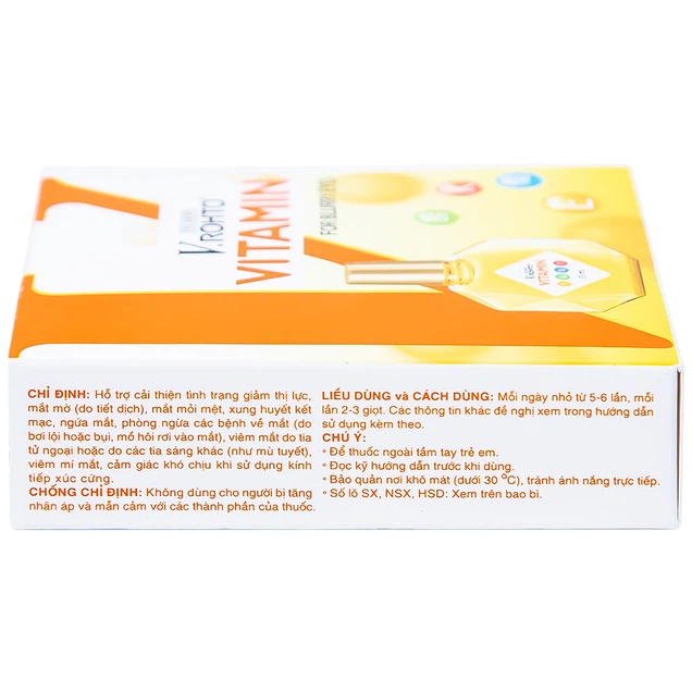 Thuốc nhỏ mắt V.Rohto Vitamin hỗ trợ cải thiện tình trạng giảm thị lực, mắt mờ (13ml)