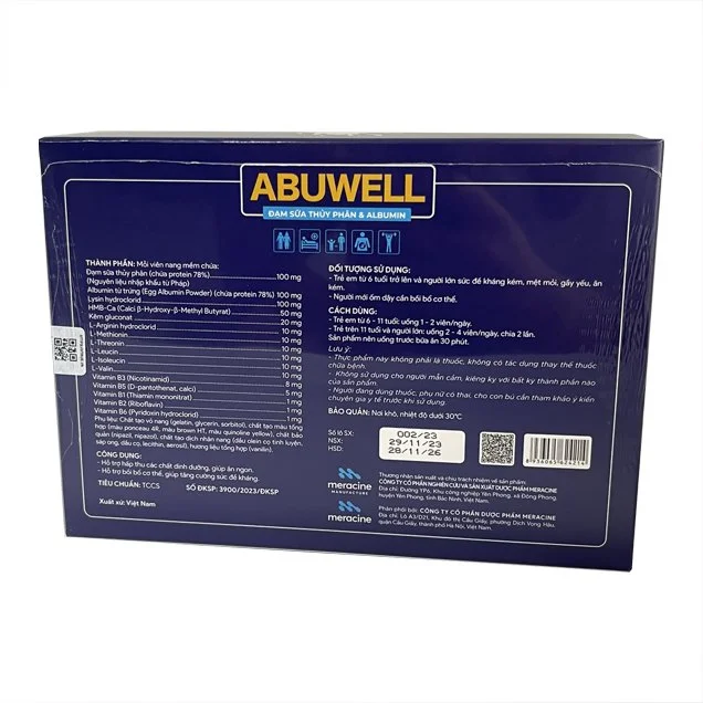 Abuwell Meracine - Bổ sung đạm sữa thủy phân & albumin