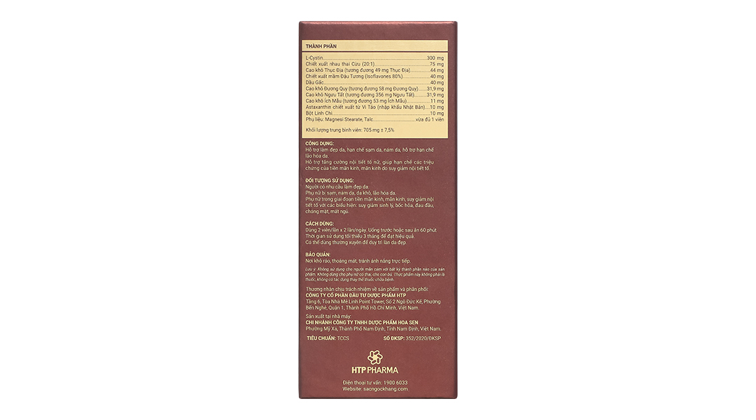 Viên uống Sắc Ngọc Khang++ hạn chế lão hóa, giảm nám