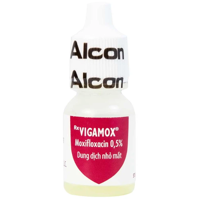 Thuốc nhỏ mắt Vigamox Alcon điều trị viêm kết mạc