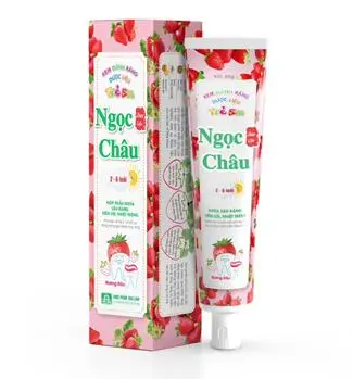 Kem Đánh Răng Ngọc Châu Trẻ Em Vị Dâu (Tuýp /50g)