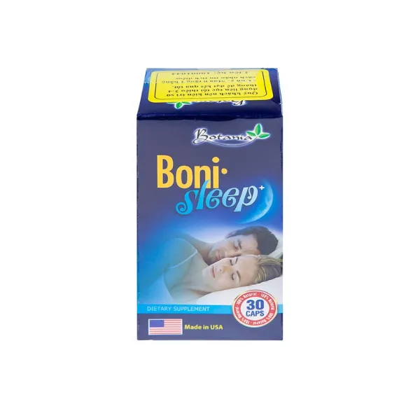 Viên uống Bonisleep Botania giúp an thần, giảm căng thẳng thần kinh