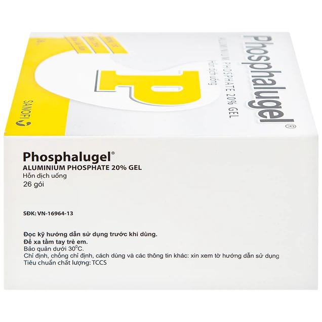 Thuốc Phosphalugel 20% giảm độ axit của dạ dày