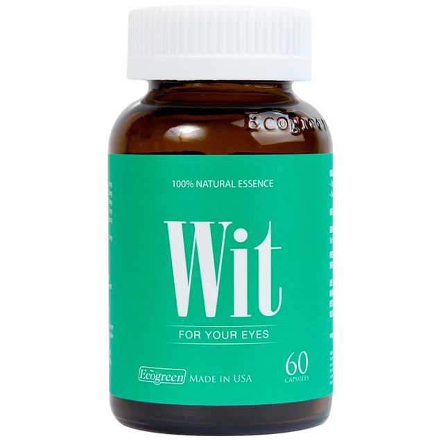 Viên nang WIT For Your Eyes Ecogreen tăng cường thị lực, giảm mờ và nhòe mắt