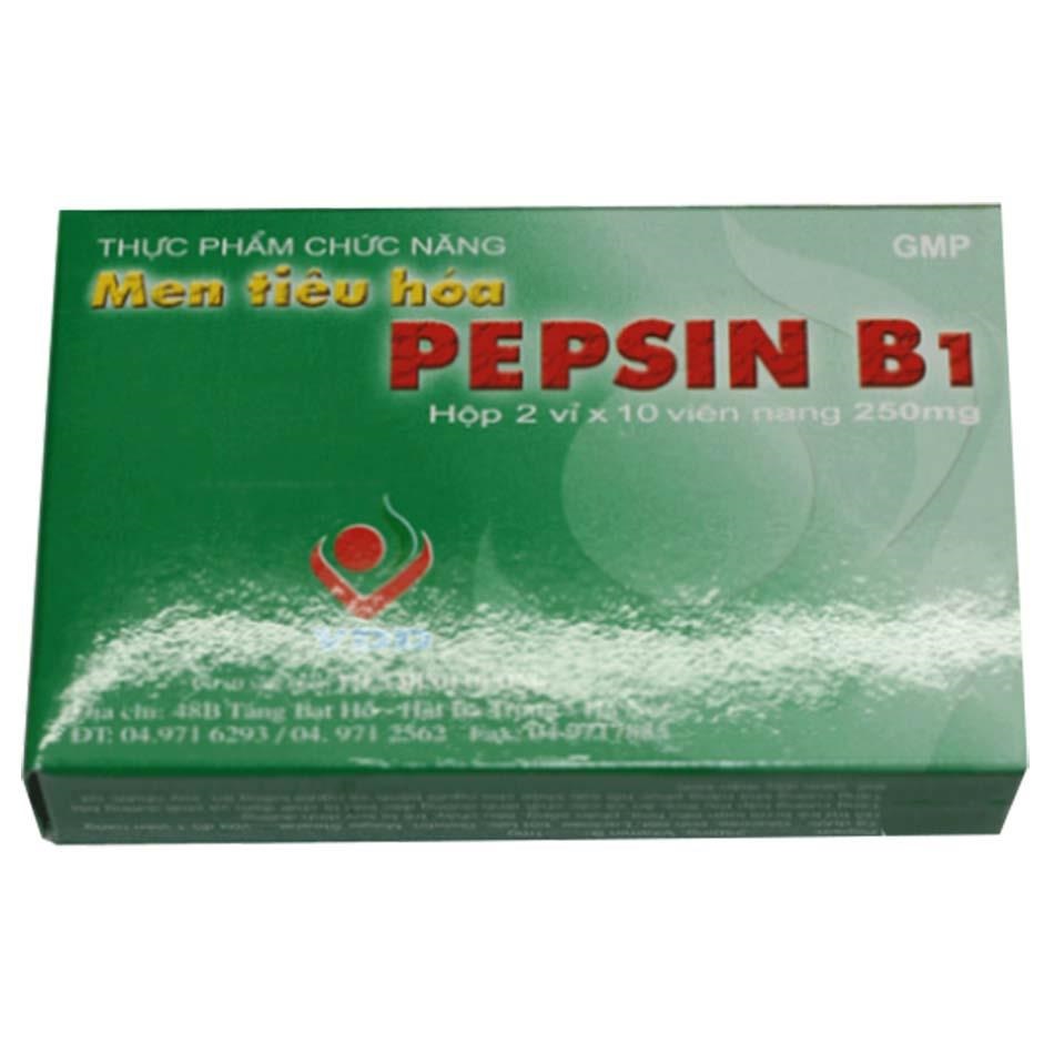 Men tiêu hóa Pepsin B1 Giúp tăng cường tiêu hóa và tăng khả hấp thu chất dinh dưỡng