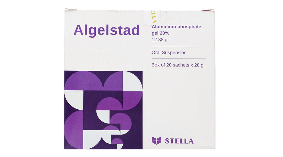 Hỗn dịch uống Algelstad 20% trị viêm thực quản, loét dạ dày tá tràng