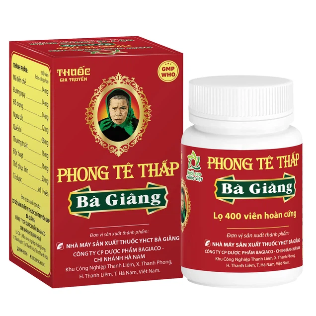 Phong Tê Thấp Bà Giằng điều trị đau vai gáy, đau thần kinh tọa 