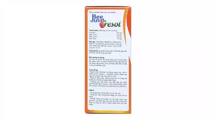 Dung dịch Beejuvit Oresol ống giúp bổ sung nước, chất điện giải 