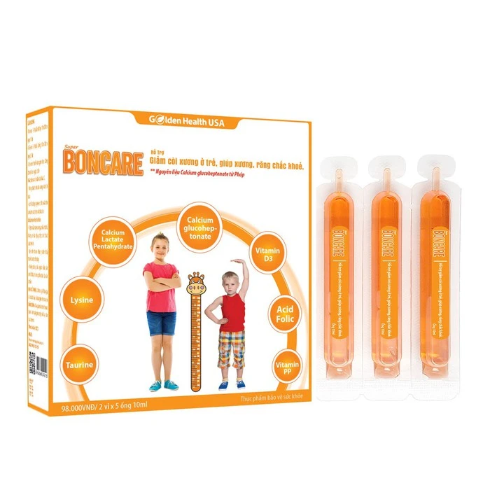 SUPER BONCARE (ống trẻ em) - Bổ sung canxi và Vitamin D3