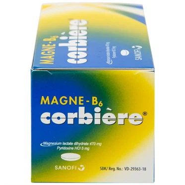 Viên nén Magne B6-Corbiere-Sanofi(VN)-hộp 5vỉ*10viên