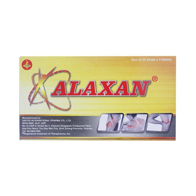 Thuốc Alaxan United giảm các cơn đau cơ xương, nhức đầu, đau bụng kinh, nhức răng